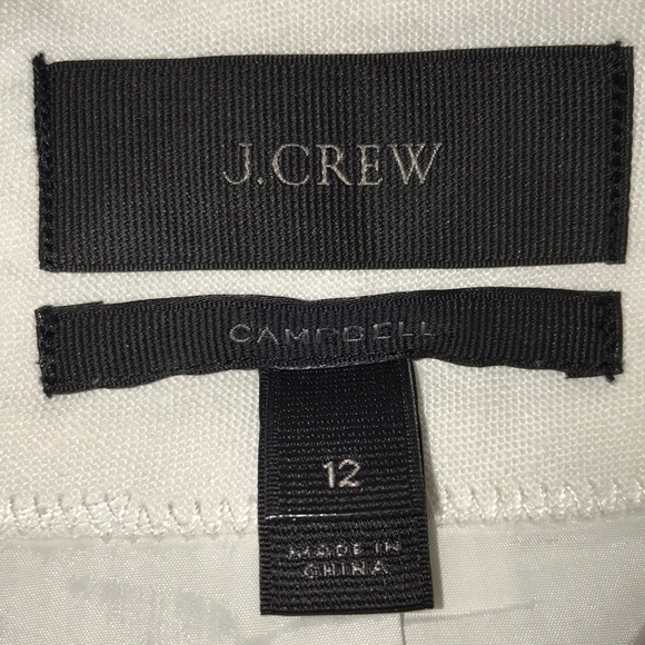 J. CREW Campbell White Linen Blazer~Jacket~sz 12~ - Picture 5 of 8